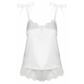 Set Obsessive Prima Neve Alb L-XL