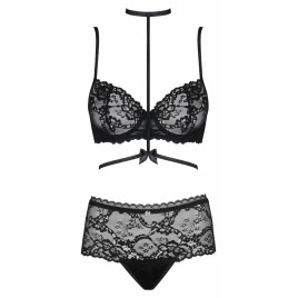 Set Obsessive Raquelia Negru L-XL