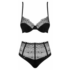 Set Obsessive Sarlotte Negru L-XL