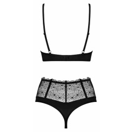 Set Obsessive Sarlotte Negru L-XL