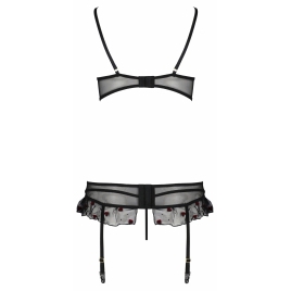 Set Passion Lovelia Negru L-XL