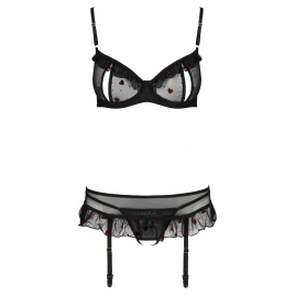 Set Passion Lovelia Negru L-XL