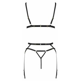 Set Passion Meggy Negru L-XL