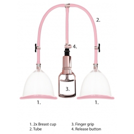 Set Pompă Sâni Medium Rose Gold