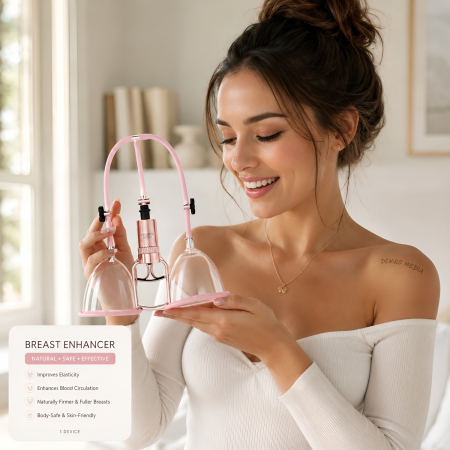 Set Pompă Sâni Medium Rose Gold
