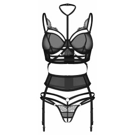 Set Obsessive Premisis Negru L-XL