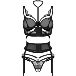 Set Obsessive Premisis Negru L-XL