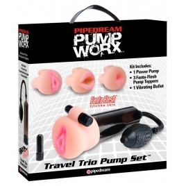 Set Pump Worx Travel Trio Pump