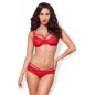 Set Obsessive 860-SET Roșu S-M