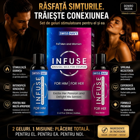 Set Stimulator 2 în 1 pentru El Și Ea 118 ml