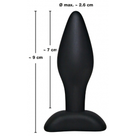 Dop Anal Din Silicon Negru