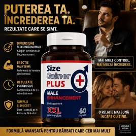 Pastile Mărire Penis Size Gainer Plus 60capsule