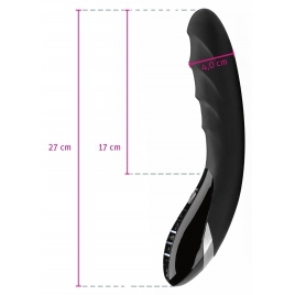 Sizzling Simon Estim Vibrator Negru