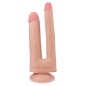 Dildo Dublu Cu Ventuză Skinlike Soft