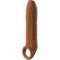 Pipedream Uncut Sleeve 20.3 cm +66% Circumferință Natural