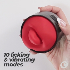 Slurpy Crushious Masturbator Automat 2 în 1 Alb