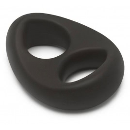 Soft Silicone Stallion C-Ring Negru
