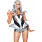 Costum Leg Avenue Space Cadet Argintiu XS