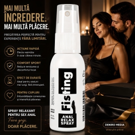 Spray Anal Distracție Cu Pumnul Relax 30 ml