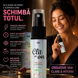 Spray Clit Me On cu Efect Încălzire Aromă Fructe Roșii 12ml