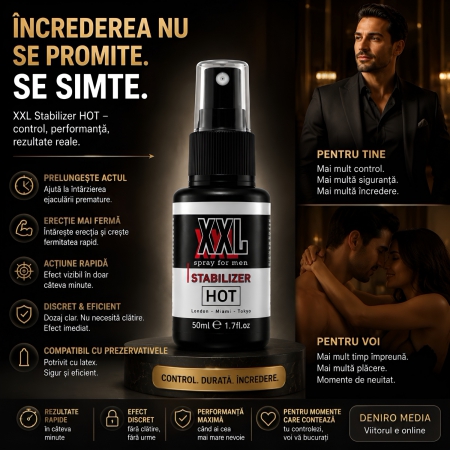 Spray Ejaculare Precoce Și Erecții Îndelungate XXL Hot 50 ml