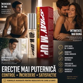 Pachet Parfum cu Feromoni Pheromen 15ml + Spray Erecție Spray M-Up 22ml