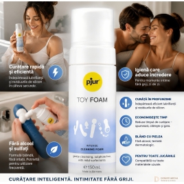 Spumă De Curățare Pjur Toy Foam 150 ml
