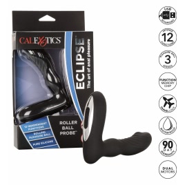 Stimulator Prostată Eclipse Roller Ball Negru