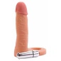 Strap-on Barbati The Ultra Soft Double 12.7cm Natural