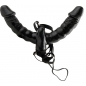 Strap-On Cu Vibrații Double Delight Negru