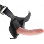 Strap-On Harness 17.8cm Penis Natural