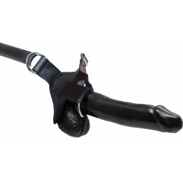 Strap-On Hollow 30cm Negru