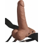 Strap On Hollow Rechargeable Fetish Fantasy 18 cm Caramel