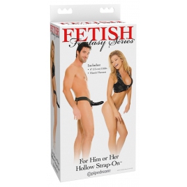 Strap-On Pentru Bărbați Hollow Pipedream Negru