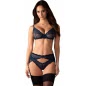Set Cu Portjartier Obsessive Nightly Albastru M-L