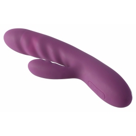 Svakom Avery Lilac — Rabbit 5x Împingere, Reîncărcabil Mov