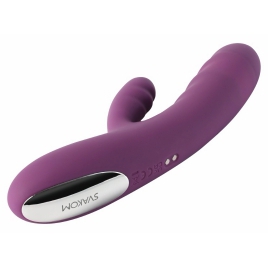Svakom Avery Lilac — Rabbit 5x Împingere, Reîncărcabil Mov
