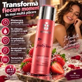 Lubrifiant cu Aromă de Căpșuni pentru Sex Oral 50ml