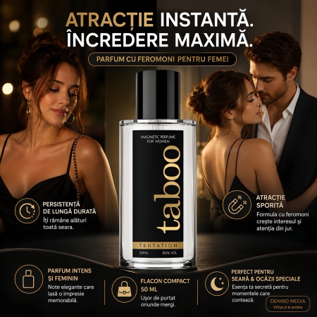 Taboo Esență Tentantă Cu Feromoni De Atracție Feminini 50ml
