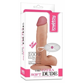 Vibrator The Ultra Soft Dude Natural