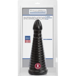 Dop Anal TitanMen Intimidator Negru Plăcere Extremă