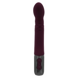 Titanz Rubine Red: Vibrator 10 Vibrații + 10 Rotații Roșu