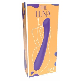 ToyJoy Luna – Vibrator Punct G Din silicon, 7 Moduri Mov