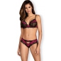 Set Sexy Obsessive Tulia din Dantelă Negru M-L