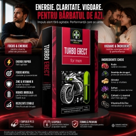Turbo Power Pills Potență și Vigoare Intimă 6 Capsule