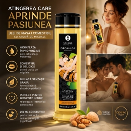 Ulei Masaj Shunga Organic Migdale 250ml
