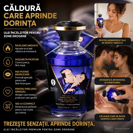 Ulei Seducător Stimulator Căldură Fructe Tropicale 100ml