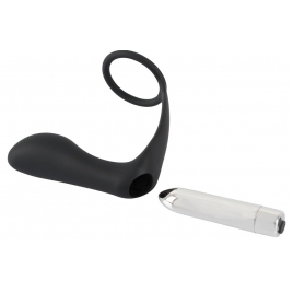Vibrator Anal Cu Inel Black Velvets Negru