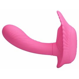 Vibrator Cochilia Dragostei Cu Telecomandă Roz