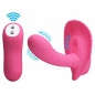 Vibrator Cochilia Dragostei Cu Telecomanda Roz